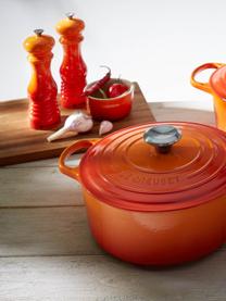 Macinapepe con macinino in ceramica Creuset, Rosso, arancione, lucido, Ø 6 x Alt. 21 cm