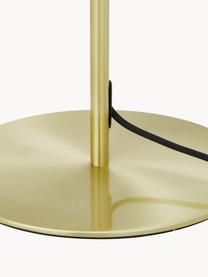 Stehlampe Aurelia aus Opalglas, Lampenfuß: Metall, vermessingt, Weiß, Goldfarben, H 155 cm