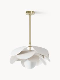 Dizajnová závesná lampa Peony, Lomená biela, odtiene zlatej, Ø 45 x V 31