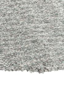 Huňatý okrúhly koberec s vysokým vlasom Marsha, Sivá, mätovozelená, melírovaná, Š Ø 150 cm (veľkosť M)