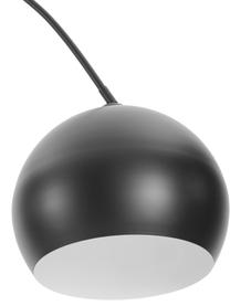 Oblúková lampa s mramorovým podstavcom Toronto, Čierna