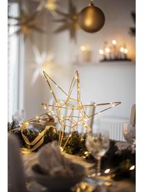 Osvětlená vánoční dekorace se zástrčkou Lizzy, Zlatá, Ø 47 cm, V 47 cm