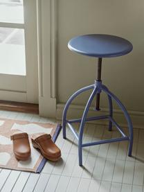 Tabouret de bar à hauteur ajustable Sire, Bleu ciel, Ø 33 x haut. 46 cm