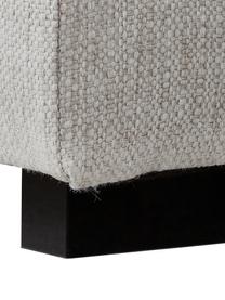 Ecksofa Tribeca, Bezug: 100 % Polyester Der hochw, Gestell: Massives Kiefernholz, Füße: Massives Buchenholz, lack, Webstoff Hellgrau, B 315 x T 228 cm, Eckteil links