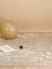 In- & Outdoor-Teppich Glam mit Samt-Effekt, 100% Polypropylen, Sandfarben, Cremeweiß, B 115 x L 170 (Größe S)