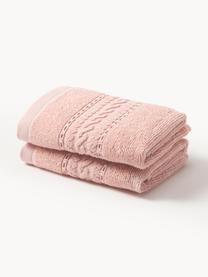 Asciugamano in varie misure Cordelia, Albicocca, Telo bagno, Larg. 70 x Lung. 140 cm