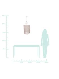 Suspension en coton design Havanna, Blanc, beige