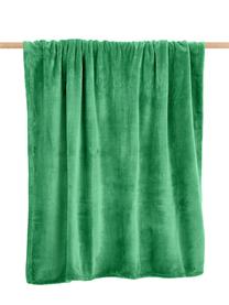 Manta suave Doudou, 100% poliéster, Verde, An 130 x L 160 cm