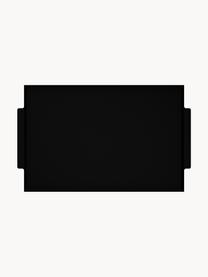 Bandeja decorativa Carry, Acero inoxidable con pintura en polvo, Negro, L 45 x An 30 cm