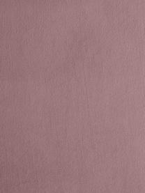 Fluwelen hoekbank Fluente, Bekleding: fluweel (hoogwaardig poly, Frame: massief grenenhout, FSC-g, Poten: gepoedercoat metaal, Fluweel oudroze, B 221 x D 200 cm, hoekdeel links