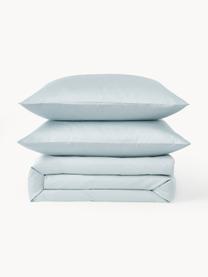 Baumwollsatin-Bettdeckenbezug Comfort, Webart: Satin Fadendichte 300 TC,, Hellblau, B 200 x L 200 cm
