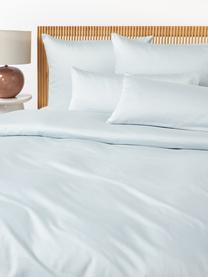 Katoensatijnen dekbedovertrek Comfort, Weeftechniek: satijn Draaddichtheid 250, Lichtblauw, B 200 x L 200 cm