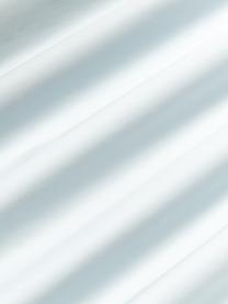 Housse de couette en satin de coton Comfort, Bleu ciel, larg. 200 x long. 200 cm