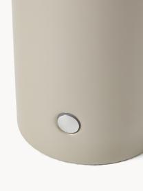 Lampada da tavolo piccola portatile a LED con luce regolabile Kamal, Metallo, Beige, Ø 27 x Alt. 30 cm