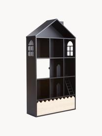 Étagère en pin pour enfant Mi Casa Su Casa, Bois de pin, MDF, laqué, Noir, bois de pin, blanc, larg. 80 x haut. 150 cm