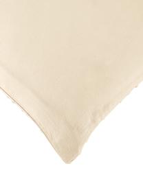 Plumetti kussenhoezen Aloide in geel, 2 stuks, Weeftechniek: plumetti Draadtelling 160, Geel, beige, B 60 x L 70 cm