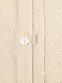 Plumetti kussenhoezen Aloide in geel, 2 stuks, Weeftechniek: plumetti Draadtelling 160, Geel, beige, B 60 x L 70 cm