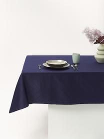 Tischdecke Tiles, verschiedene Grössen, 100 % Baumwolle, Dunkelblau, 6-8 Personen (B 140 x L 270 cm)
