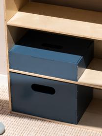 Caja de madera Kiddo, Madera de abedul pintada

Este producto está hecho de madera de origen sostenible y con certificación FSC®., Azul oscuro, An 34 x F 24 cm