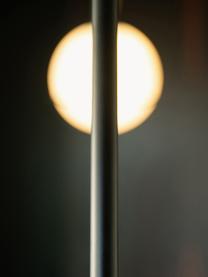 Grosse LED-Bogenlampe Alicanto, handgefertigt, Lampenschirm: Glas, Schwarz, Goldfarben, H 230 cm