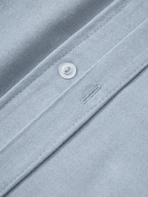 Flanelový povlak na přikrývku Biba, Světle modrá, Š 200 cm, D 200 cm