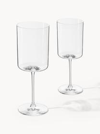 Copas de vino blanco Xavia, 4 uds., Cristal, Transparente, Ø 7 x Al 20 cm, 340 ml