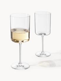 Verres à vin blanc en cristal Xavia, 4 pièces, Cristal, Transparent, Ø 7 x haut. 20 cm, 340 ml