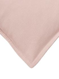 Federa arredo in cotone rosa cipria Mads, 100% cotone, Rosa, Larg. 40 x Lung. 40 cm