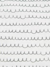 Dubbelzijdige renforcé dekbedovertrek Dots & Doodles in groen, Weeftechniek: renforcé, Seladongroen, 140 x 200 cm + 1 kussenhoes 60 x 70 cm