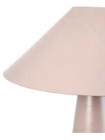 Design tafellamp Cannes in taupe, Lampenkap: gecoat metaal, Lampvoet: gecoat metaal, Taupe, Ø 30 x H 47 cm