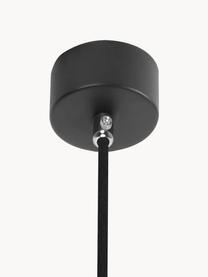 Kleine hanglamp Aila, Lampenkap: gecoat aluminium, Zwart, Ø 6 x H 20 cm