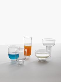 Handgefertigtes Longdrinkglas Liberta, Borosilikatglas, Transparent, Ø 6 x H 15 cm, 250 ml