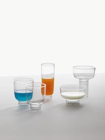 Handgemaakte Longdrinkglas Liberta, Borosilicaatglas, Transparant, Ø 6 x H 15 cm, 250 ml