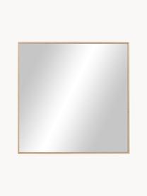 Specchio rettangolare da parete con cornice in legno di quercia marrone Avery, Cornice: legno di quercia certific, Superficie dello specchio: lastra di vetro, Legno di quercia, Larg. 55 x Alt. 55 cm