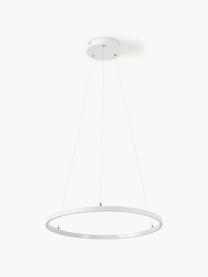 LED hanglamp Breda, Lampenkap: gecoat metaal, Baldakijn: gecoat metaal, Wit, Ø 50 cm