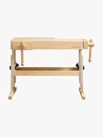 Dřevěný pracovní stůl Woodland, výškově nastavitelný, Překližka, Světlé dřevo, Š 69 cm, V 80 cm