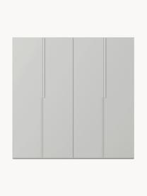 Modulární skříň s otočnými dveřmi Leon, šířka 200 cm, více variant, Světle šedá, Interiér Basic, Š 200 x V 200 cm