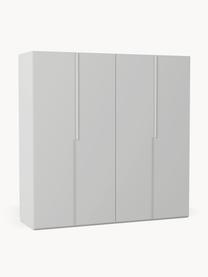Modulární skříň s otočnými dveřmi Leon, šířka 200 cm, více variant, Světle šedá, Interiér Basic, Š 200 x V 200 cm