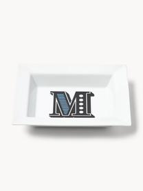 Westwing Collection x MEISSEN, handgefertigte Vide-Poche Initials mit Dekor, Porzellan, glasiert, M, B 16 x T 13 cm