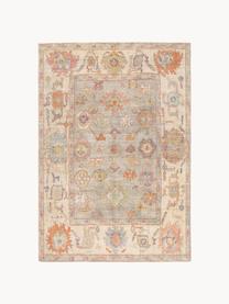 Vloerkleed Mara met ornament patroon, 100% polyester, Beige- en oranjetinten, B 80 x L 150 cm (maat XS)