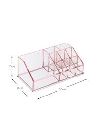 Badkamer organiser Valerie, Kunststof, Roze, B 17 x H 7 cm