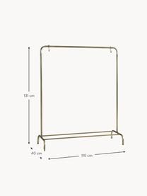 Appendiabiti in metallo Industri, Metallo laccato, Dorato, Larg. 110 x Alt. 131 cm