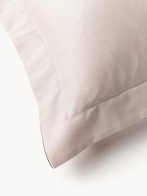 Funda de almohada de satén de algodón Alyssa, Tonos rosas, An 45 x L 110 cm