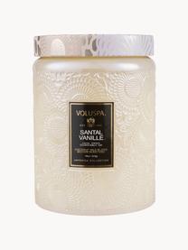 Candela profumata fatta a mano Japonica Collection (Santal, Vaniglia Bourbon e Oud), Contenitore: vetro, Santal, Vaniglia Bourbon Francese e Oud, Larg. 10 x Alt. 13 cm