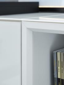Büroregal Monteria, Oberfläche: Spanplatte mit Melaminhar, Weiß, B 50 x H 120 cm