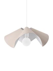 Lampa wisząca Volang, Beżowy, Ø 50 x W 21 cm