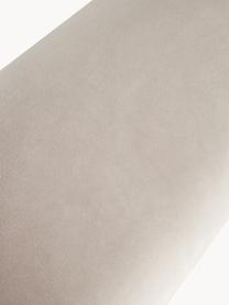 Cojín rulo de terciopelo Monet, Funda: 100% terciopelo de poliés, Beige claro, Ø 18 x L 45 cm