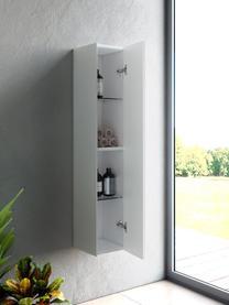 Vysoká koupelnová skříňka Ago, Š 25 cm, Bílá, Š 25 cm, V 130 cm
