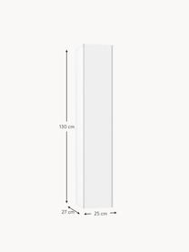 Rangement de salle de bain Ago, larg. 25 cm, Blanc, larg. 25 x haut. 130 cm