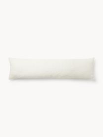 Coussin XL Bellamie, Bouclette blanc cassé, larg. 30 x long. 115 cm